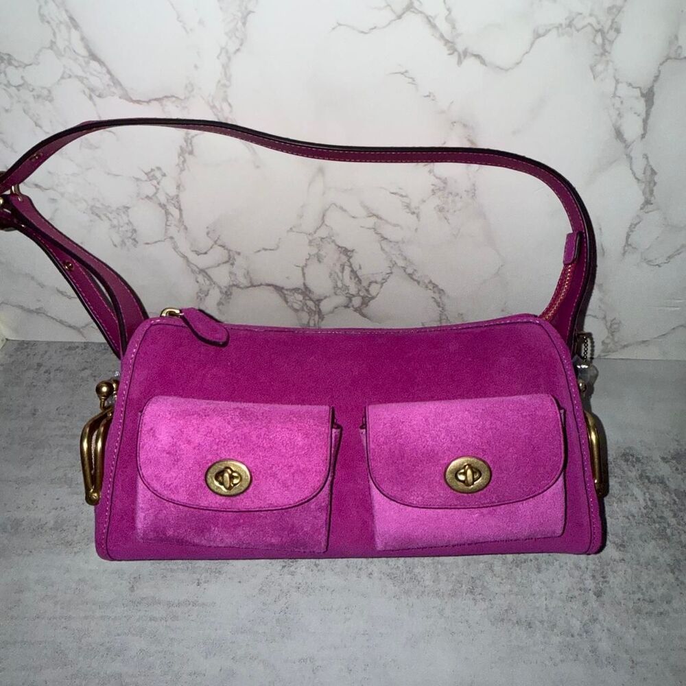 Coach magenta pink mini haversack NWT